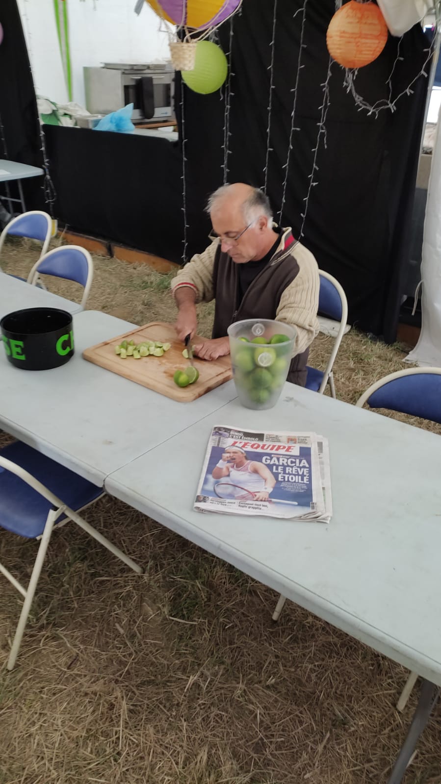 Le bar de la guinguette